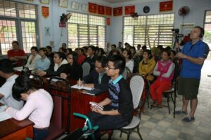 cerebral palsy conference in hue vietnam at a rehab hospital
