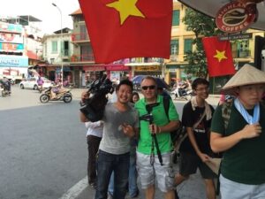 video-connects meets vtv hanoi downtown in vietnam